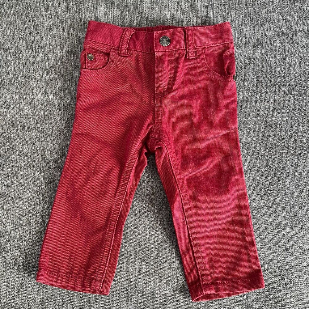 Crazy 8 Rocker Jeans burgundy size 6-12